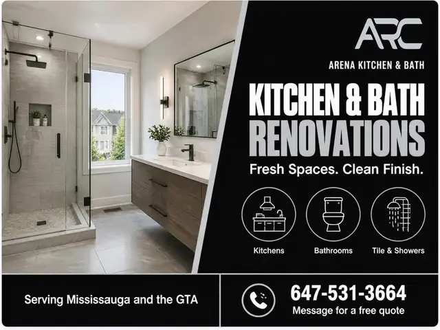Mississauga Kitchen and Bath Remodeling, Arena Kitchen & Bath