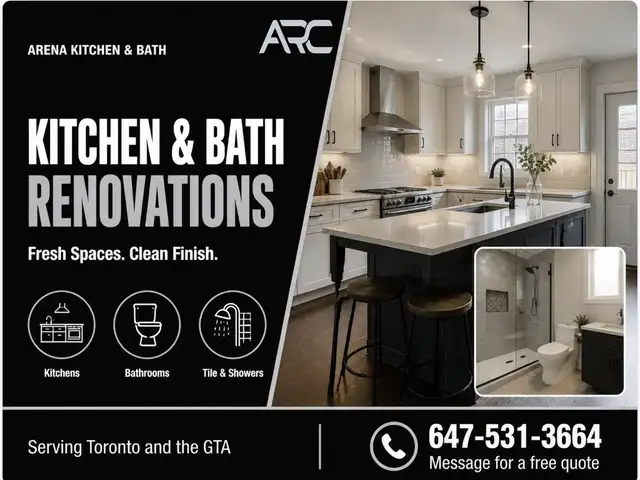 Toronto Kitchen and Bathroom Renovations, Arena Kitchen & Bath