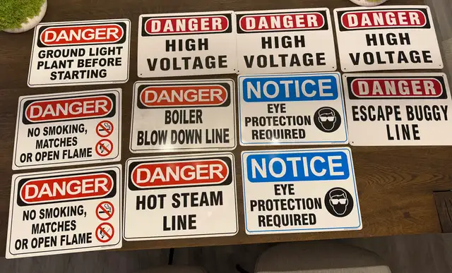 Safety Signs - NEW