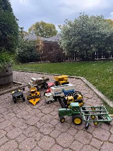 Vintage Metal Construction Toys