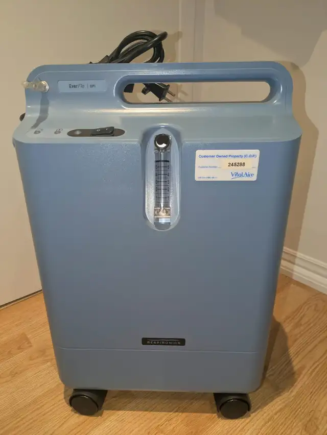 Machine à air Respironics EverFlo 5 LPM - 2016 - Avec Certificat