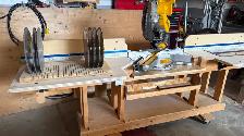 Mitre Saw Complete with attached Wood Table - Photo 2