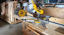 Mitre Saw Complete with attached Wood Table - Photo 3