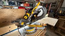 Mitre Saw Complete with attached Wood Table - Photo 5
