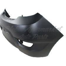 Hyundai Accent Hatchback 2012-2017 Bumper Rear Primed - Photo 2