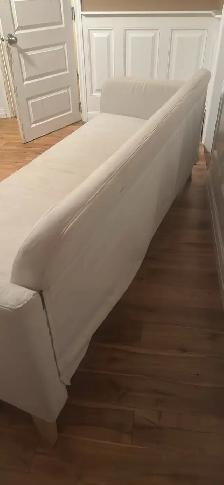 Beige Cloth Sofa - Photo 2