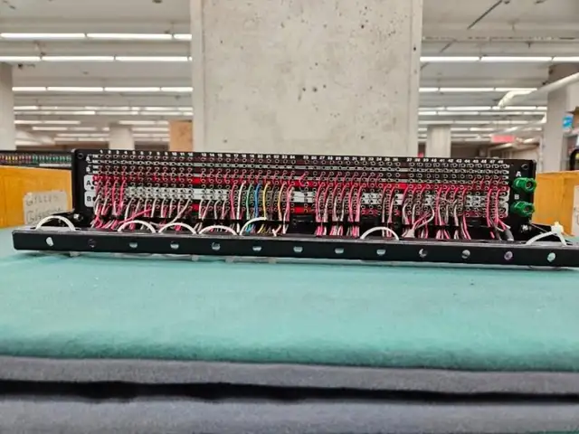 AVP RPT96N 2RU 96-Position Rapid Punch Terminal Panel