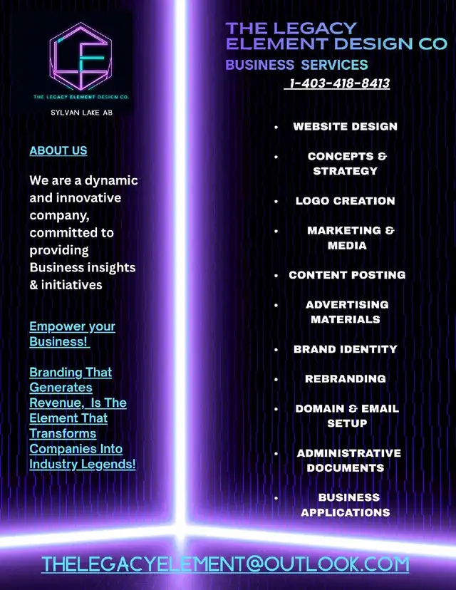 The Legacy Element Design Co. Business Services