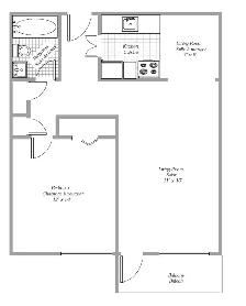1 bedroom apartment, Mont-Bleu Sector - ID 4733 - Photo 9