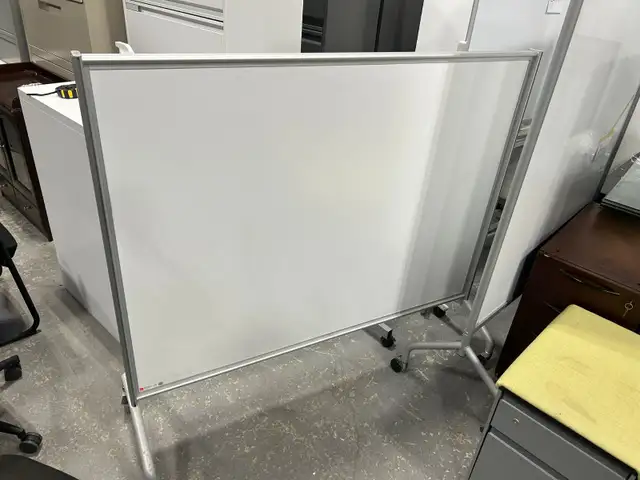 Egan Mobile Whiteboard – 60" Wide | Adjustable Height | $200!