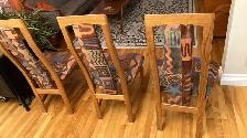 Mid century. TEAK TECK. Ensemble salle à manger. 6 chaises chair - Photo 5