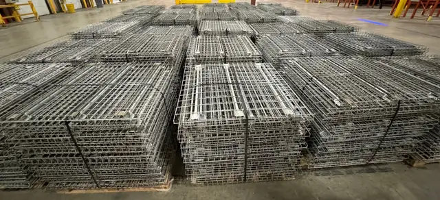Used wire mesh deck for pallet rack - $30 each!