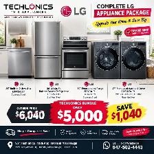 LG 5-PIECE APPLIANCE PACKAGE — $5,000 - Photo 2