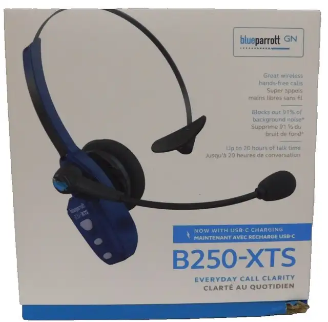 Blue Parrot B250-XTS Bluetooth Wireless Trucker Headset