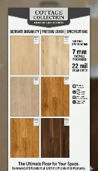 Vinyl 7mm with attached underpad — $1.59 per sq.ft - Photo 2