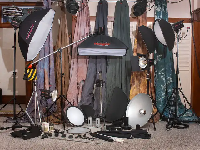 Complete Photographic Studio Lighting and Accessories