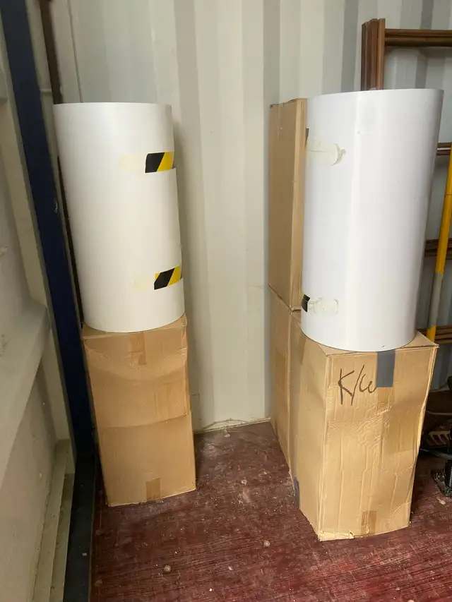 white aluminum flat stock