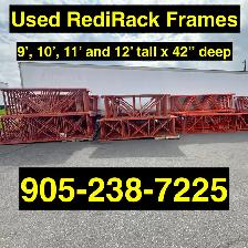 Pallet racking - used frames 42" deep.