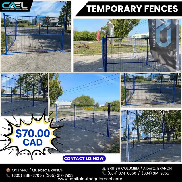 HEAVY-DUTY TEMPORARY FENCE PANELS – CAEL-TFP1