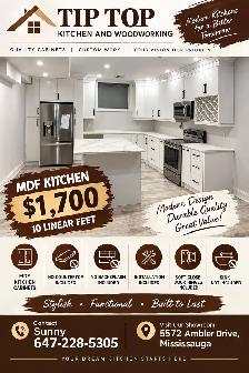 MDF kitchen $1700