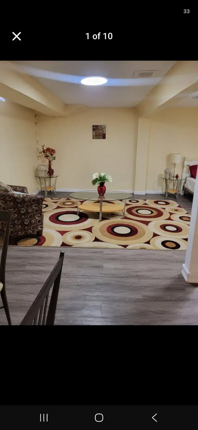 Basement for rent