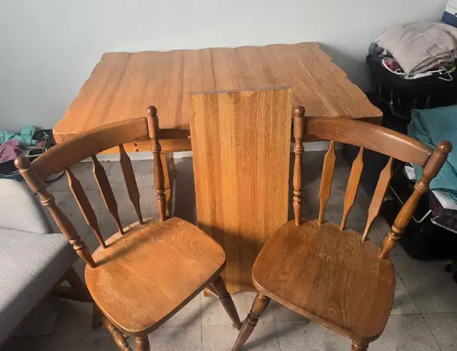 SUPER DEAL- Large solid wood harvest table
