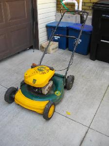 lawn mower found in storage locker first $39 takes it home