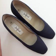 SOULIERS JESSICA BLEU MARIN GR 6.5 FEMME TALONS 2.5 HAUT: $10.00 - Photo 3