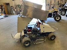 2023 QRC Spitfire Open 0.095' Racing Go Kart -Demo Chassis Only - Photo 4