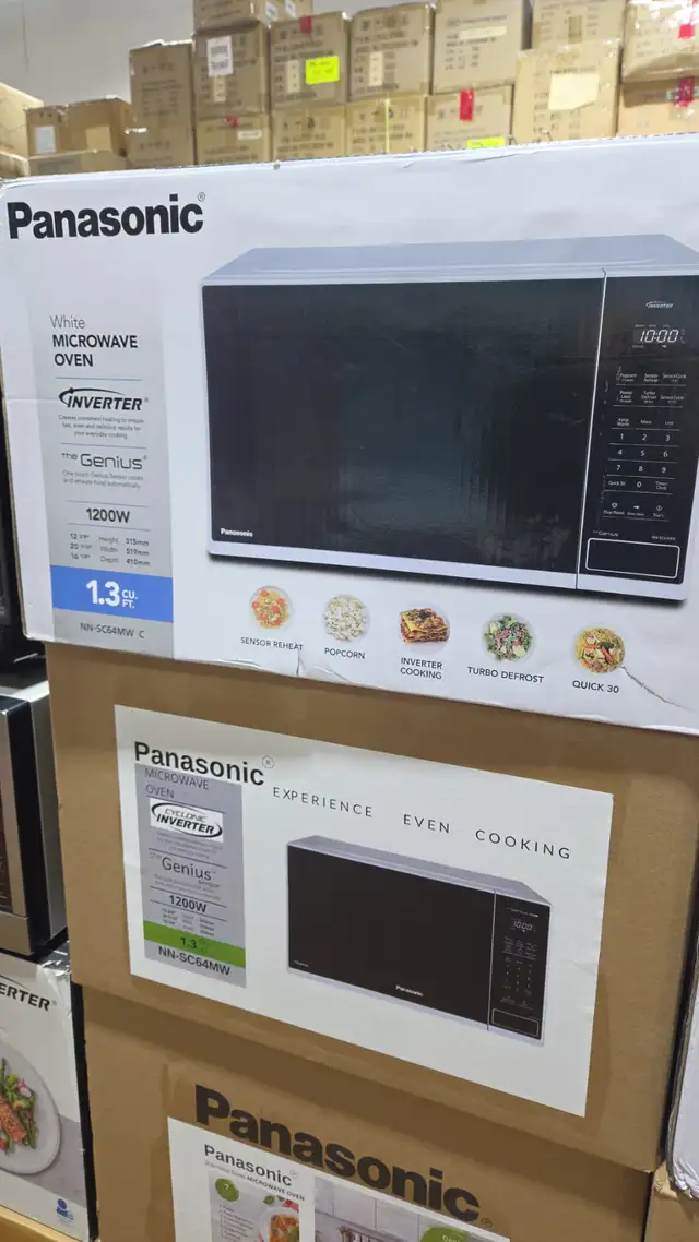 MICROWAVE OVEN PANASONIC 1.3CUFTWHITE
