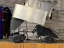 2025 QRC Spitfire Open 0.095' Racing Go Kart -Rolling Chassis