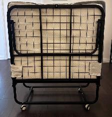 Folding Guest Bed with Memory Foam Mattress