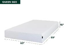 Queen LED Bedframe with Mattress - Photo 2