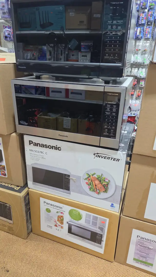 MICROWAVE OVEN PANASONIC 1.3CUFT STAINLESS STEEL