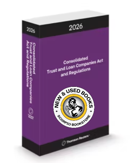 Consolidated Trust and Loan Companies Act 2026 9781038215840