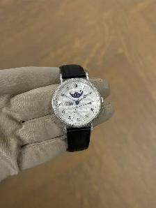 Brand New Breguet Classique Phase de Lune 18kt Factory Diamonds - Photo 7