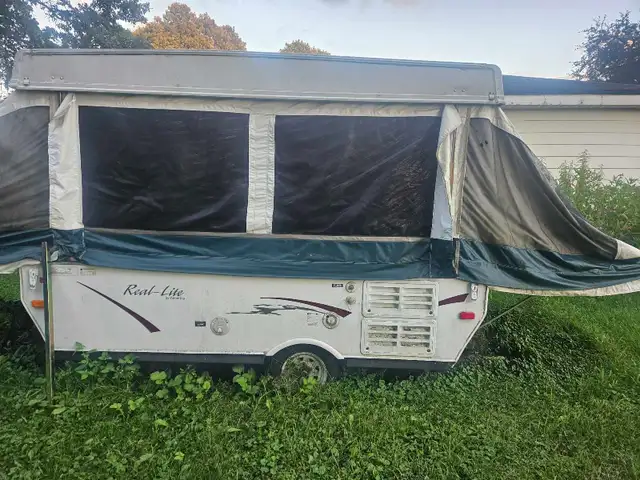 tent trailer.