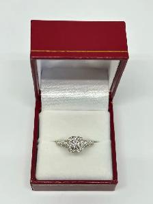 14k W/G Vera Wang Diamond Ring - Photo 2