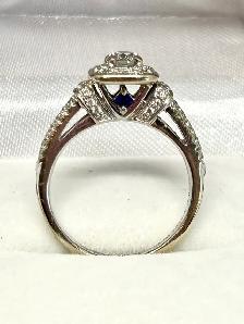 14k W/G Vera Wang Diamond Ring - Photo 3