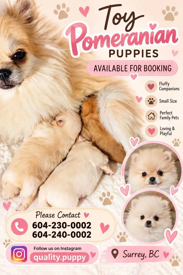 Toy Pomeranian Puppies
