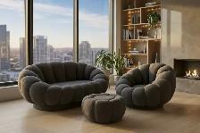 MMW Pumpkin Sofa Set Special Selling at CAD999