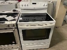 Cuisinière blanche vitrocéramique Kenmore