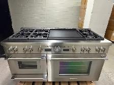 Thermador 60' Cuisinière au gaz Dual Fuel PRD606WESG - Photo 2