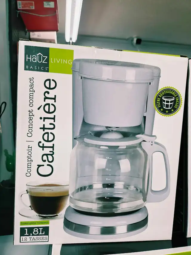 Cafétiere 12 cups 1.8L