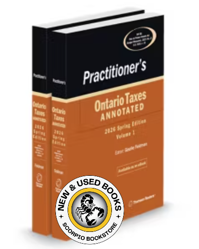 Practitioner's Ontario Taxes Annotated 2026 Spring 9781038218438