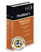 Practitioner's Ontario Taxes Annotated 2026 Spring 9781038218438