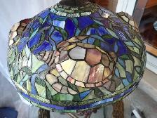 Tiffany Style Stained Glass Lamp - Photo 2