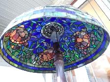 Tiffany Style Stained Glass Lamp - Photo 5