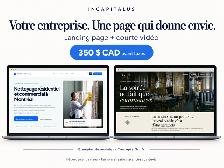 Landing page   vidéo à 350 $ | Sites web, apps et SaaS