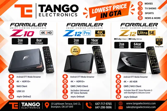 'NEW ARRIVALS' FORMULER DEVICES....